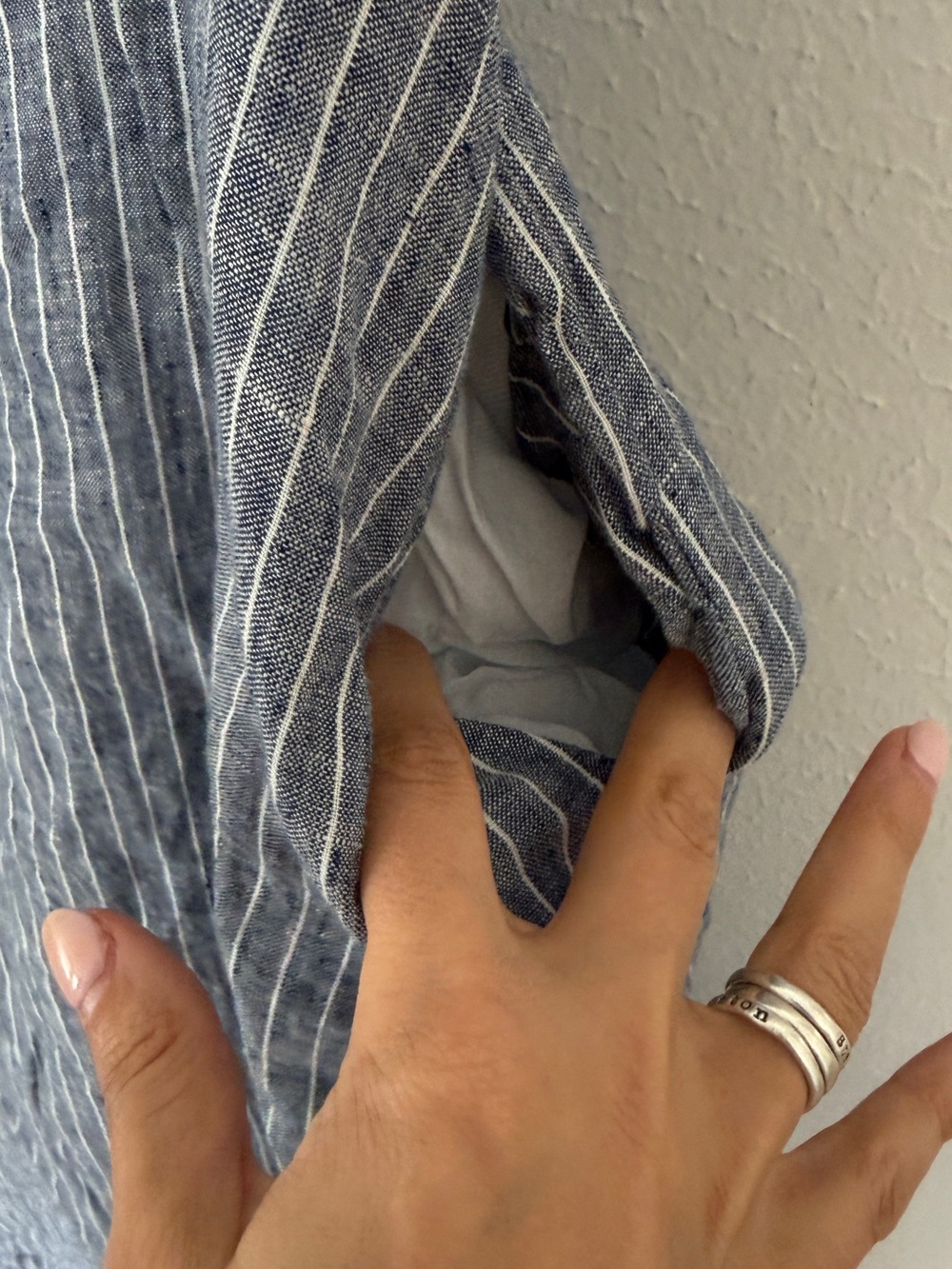 100% European Linen Strapless Maxi Dress - Picture 8 of 11